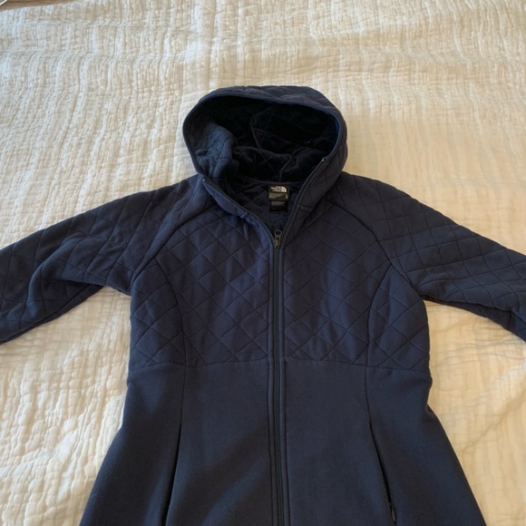 The north face fleece lined womens hoodie jacket medium - Picture 2 of 5
